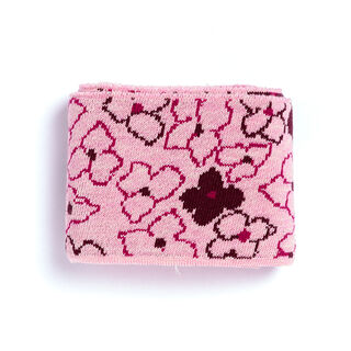 GOTS Ekologiska stickade muddar CUFF ME REMEMBER ME Forget-Me-Not [140 cm | 7,5 cm] | Albstoffe, 