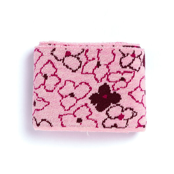 GOTS Ekologiska stickade muddar CUFF ME REMEMBER ME Forget-Me-Not [140 cm | 7,5 cm] | Albstoffe,  image number 1
