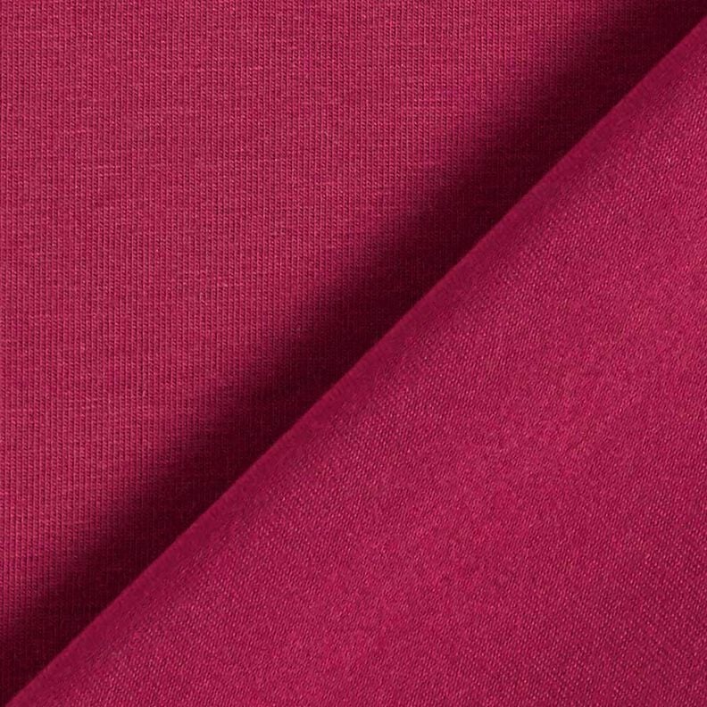 Bomullsjersey medium enfärgad – purpur, image number 3