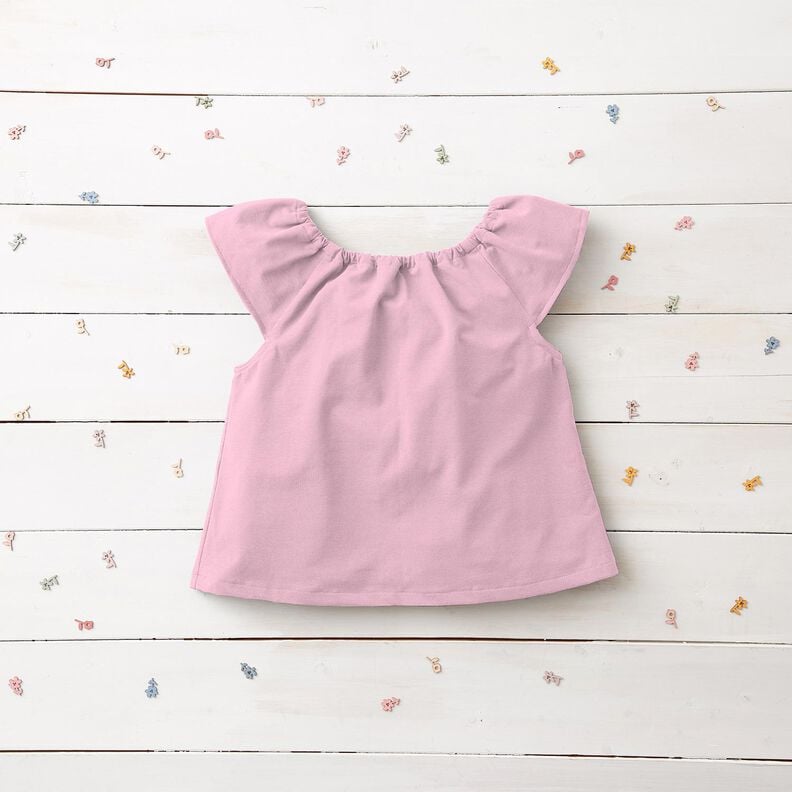 Bomullsjersey medium enfärgad – rosa, image number 5