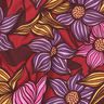 LENZING™ EcoVero™ Viskostyg blommor | Poppy Fabrics – merlot/apricot,  thumbnail number 2