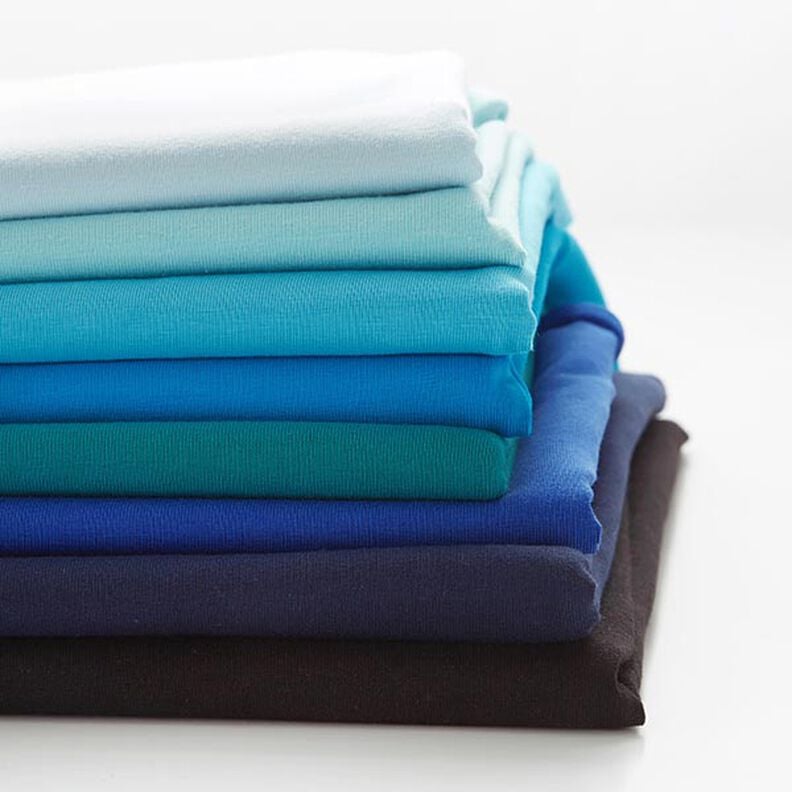 Bomullsjersey Medium Uni – svart,  image number 4