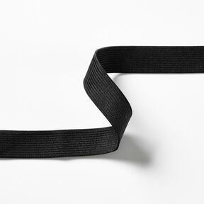 Mjukt gummiband [3 m | 20 mm] – svart, 