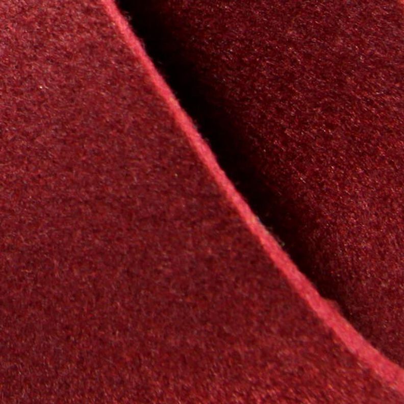 Filt 45 cm / 4 mm tjockt – bordeauxrött,  image number 3