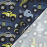 Bomullspoplin monstertruckar | Poppy Fabrics – marinblå,  thumbnail number 4