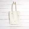 Dekorationstyg Jacquard Lurex Hav av stjärnor – ljusbeige/guld,  thumbnail number 7