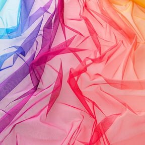 Softmesh Regnbågsnyanser – aquablått/intensiv rosa, 