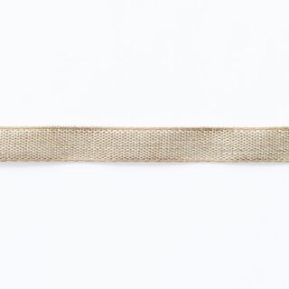 Vävt band linne/bomull [ 10 mm ] – beige, 