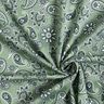 Bomullsjersey Paisley – vass/vit,  thumbnail number 3