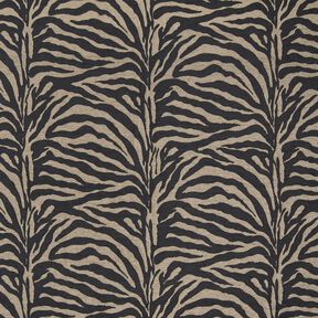 Stoppningstyg Jacquard zebra – khaki/svart, 