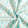 linnemix paisley – elfenbensvit/ljus turkos,  thumbnail number 3