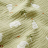 Muslin/Dubbel-krinkelväv babyelefanter – pistage,  thumbnail number 2