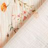 Muslin/Dubbel-krinkelväv Vårblommor – yllevit/persikofärgad,  thumbnail number 4