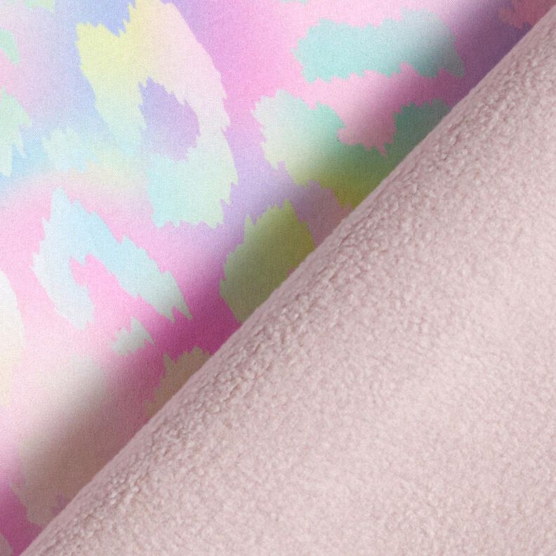 Softshell leopardm&ouml;nster regnb&aring;ge &ndash; pastellfl&auml;der,  image number 4