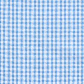 B&auml;ckeb&ouml;lja Bomull v&auml;vt rutm&ouml;nster &ndash; bl&aring;/vit, 