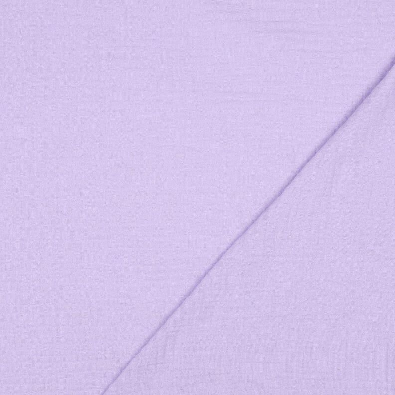 Muslin/Dubbel-krinkelväv Dubbelsidig vågad kant  | Poppy Fabrics – fläder/rödlila,  image number 4