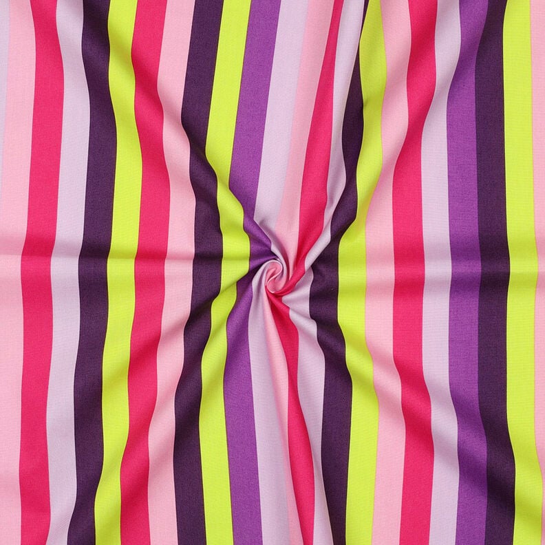 Bomullspoplin Summer Stripe | Nerida Hansen – lila,  image number 3