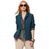 Bi-stretch gabardin – havsblå,  thumbnail number 6