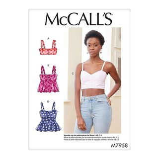 Överdel, McCall‘s 7958 | 32-48, 