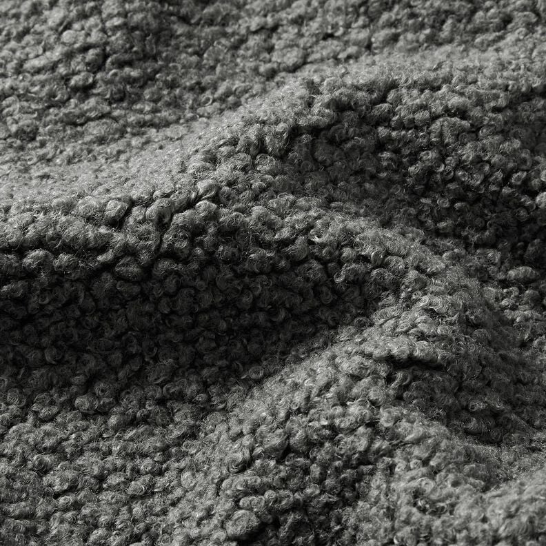 Stoppningstyg fårskinnslook – mörkgrå,  image number 2