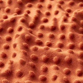 Mysfleece präglade prickar – terracotta, 