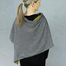 FRAU PENNY Asymmetrisk vändbar poncho | Studio Schnittreif | Onesize,  thumbnail number 5