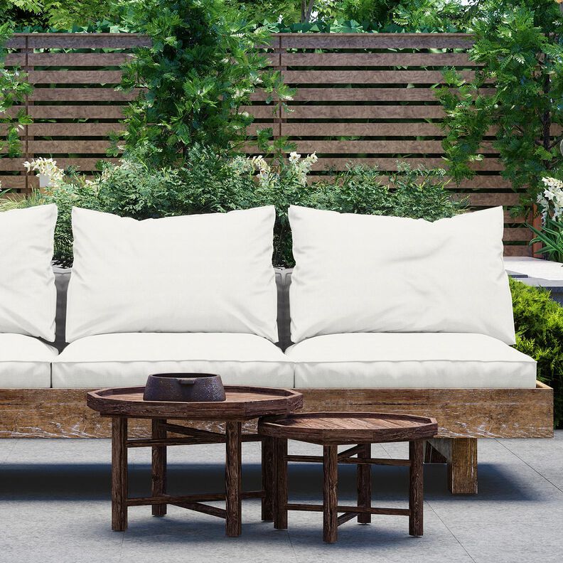 Outdoortyg Canvas Enfärgat – elfenbensvit,  image number 5