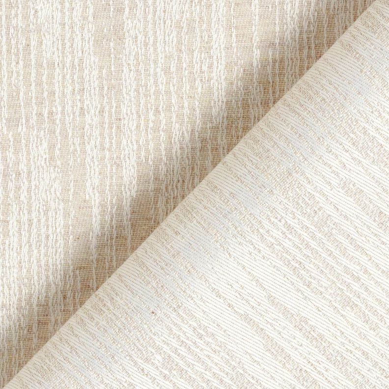 Dekorationstyg Jacquard abstrakt väv återvunnen – natur, image number 4