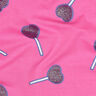 Bomullsjersey Glittriga hjärtklubbor | Poppy Fabrics – pink,  thumbnail number 2