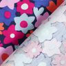 Bomullsjersey Färgglada blommor | Poppy Fabrics – nattblå,  thumbnail number 4