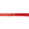 Elastisk paljettbård [20 mm] – rött,  thumbnail number 1