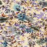 Viskosjersey Blommor och grenar digitaltryck – sand/turkos,  thumbnail number 2