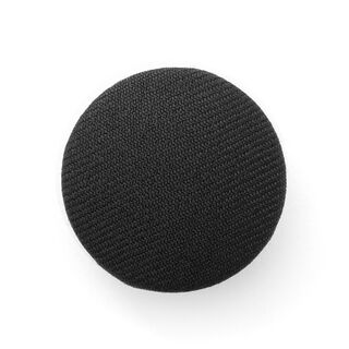 Klädd knapp Gloss - svart, 
