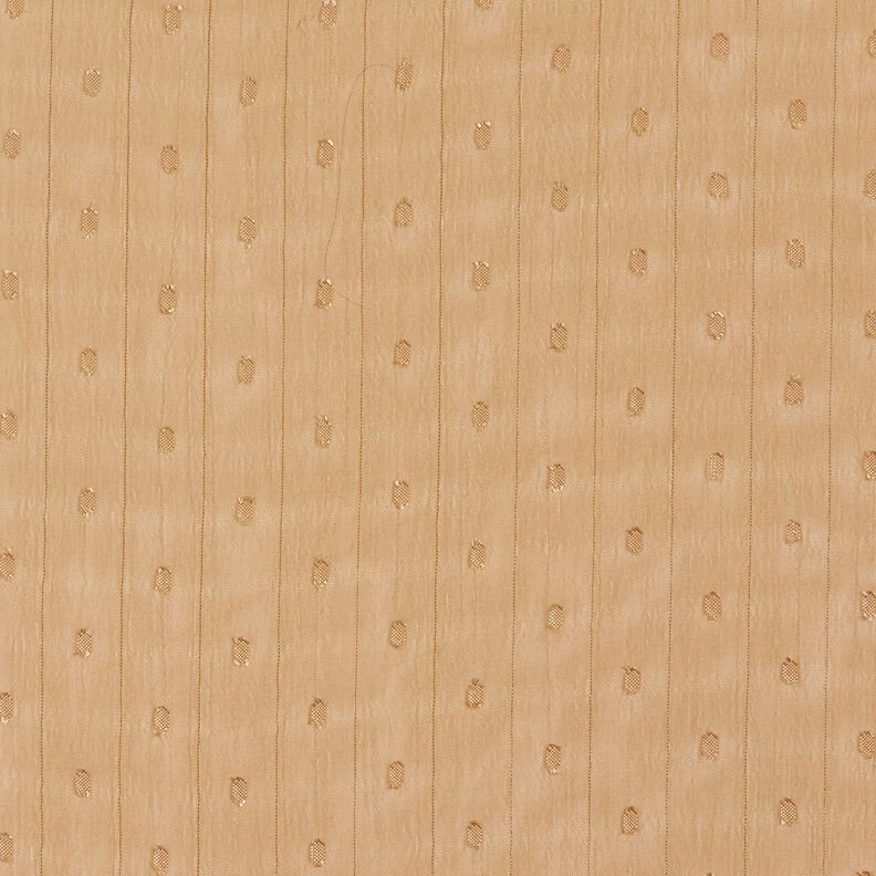 chiffong dobby metallic kritstrecksränder – mörkbeige/silvermetallic,  image number 1
