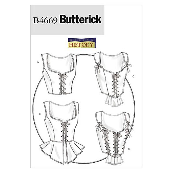 Historisk dräkt, Butterick 4669|40 - 46, image number 1