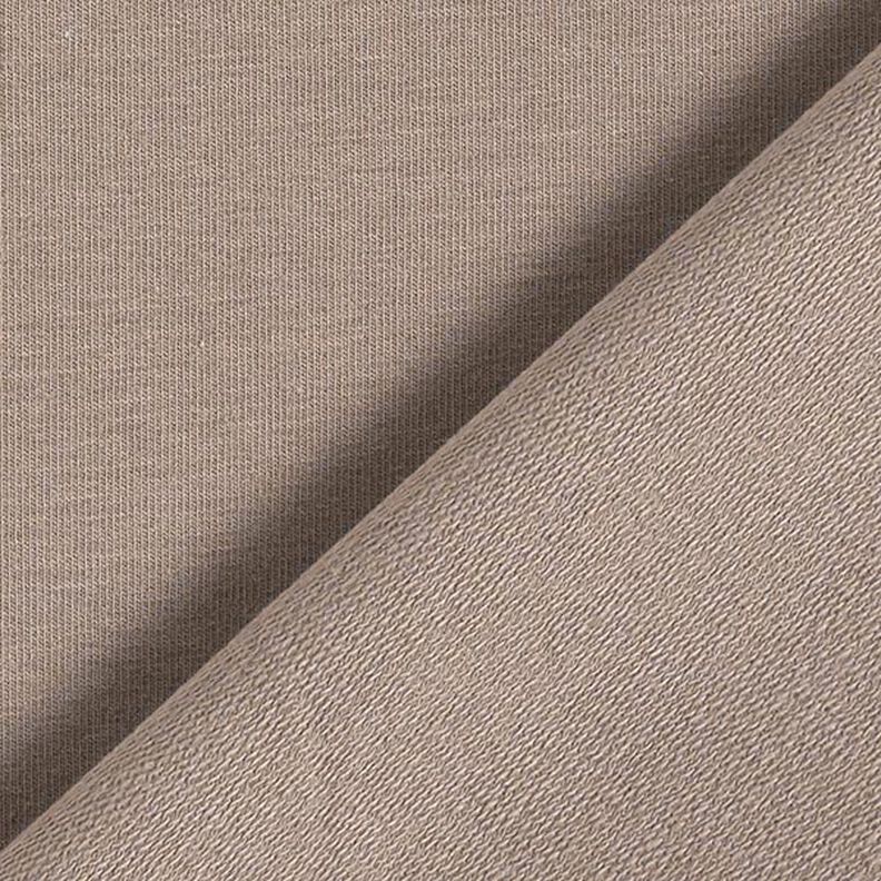 Lätt french terry enfärgad – mörk gråbrun, image number 5