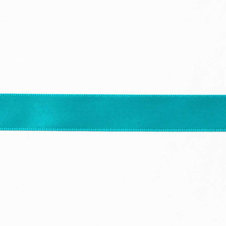 Satinband [15 mm] – aquablått,  image number 1