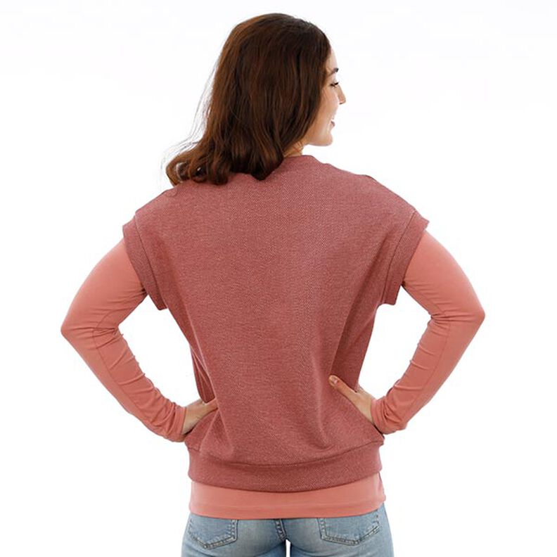 FRAU ULLI - kort slipover med V-ringning, Studio Schnittreif | XS - XXL,  image number 4