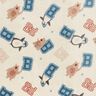 Mysfleece Collagejacka-stil – ljusbeige/blå,  thumbnail number 1