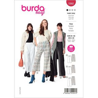 Byxor | Burda 5960 | 34-48, 