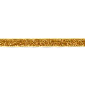Sammetsnöre Metallisk [10 mm] – guldmetallic, 