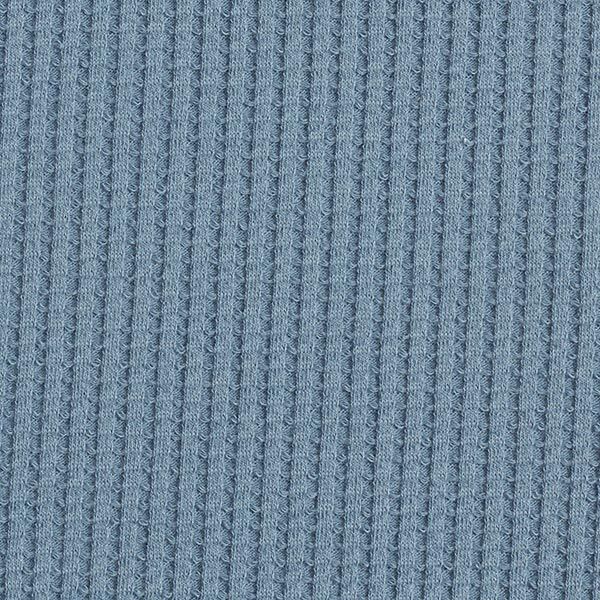 bomullsvåffeljersey enfärgad – jeansblå,  image number 4