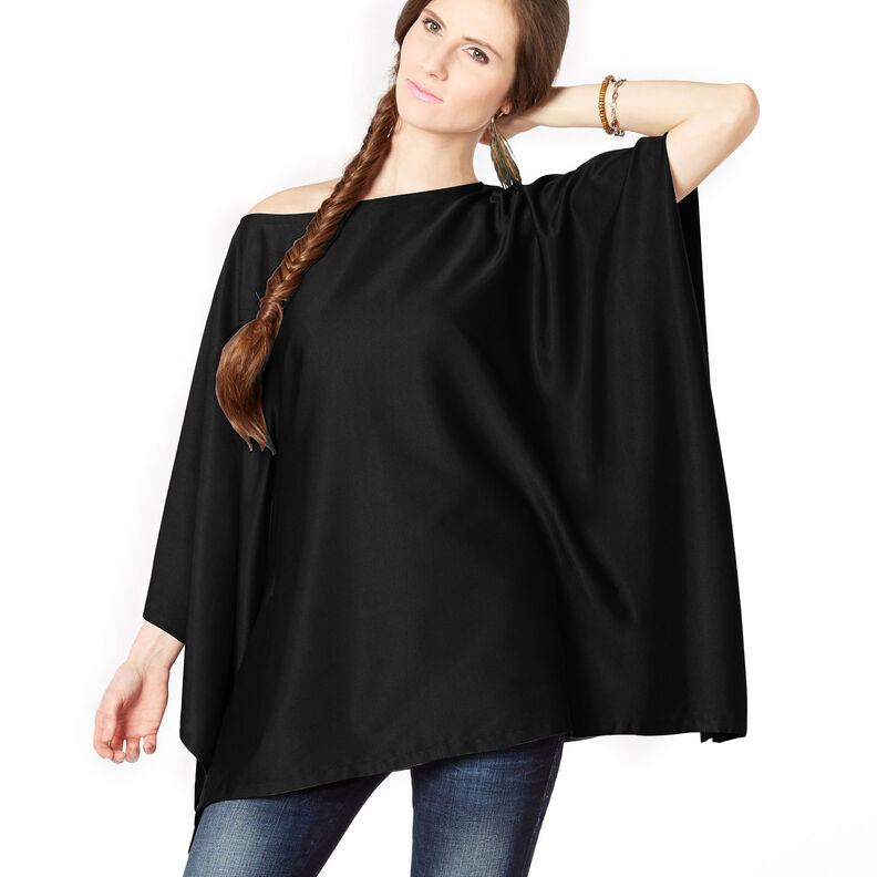 Mikrofiber Satin – svart,  image number 7