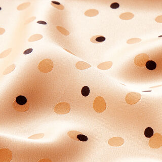 Jacquard satin Prickar – apricot, 