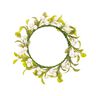 Dekoration Blomsterkrans med bär [Ø 9 cm/ 16 cm] – vit/grön,  thumbnail number 1