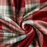 Mysfleece rutor – karminröd/ljusgrå,  thumbnail number 3