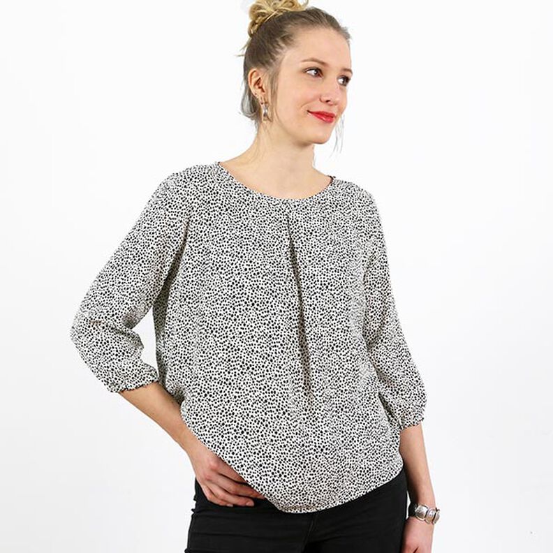 FRAU SUKI - blus med motveck, Studio Schnittreif | XS - XXL,  image number 5