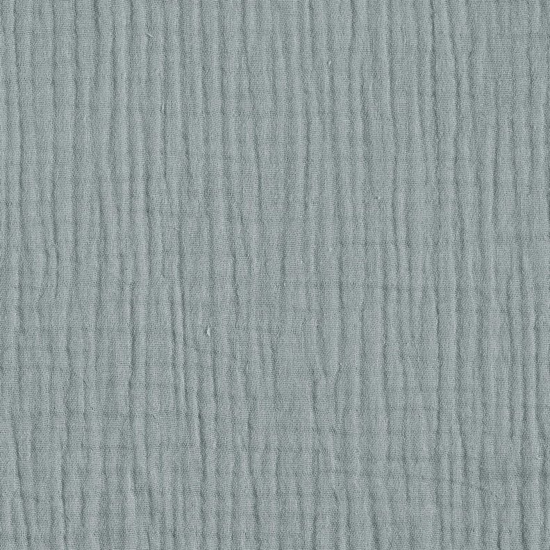 Bomullsmuslin i tre lager Enfärgat – elefantgrå,  image number 3