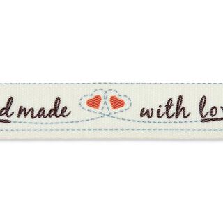 Band Handmade with Love [ 15 mm ] – yllevit/signalrött, 