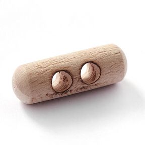 Pinnformad knapp Trä – natur, 